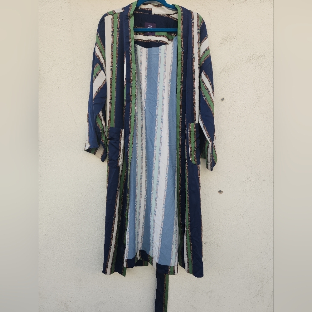 RES IPSA Chain Print Kimono Robe - Picture 3 of 9